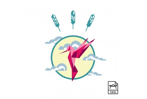 Hummingbird - Vector graphics